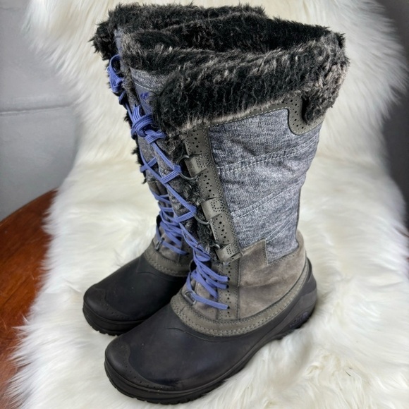 THE NORTH FACE SHELLISTA ll HIGH BOOTS SIZE 7.5 - Picture 2 of 14